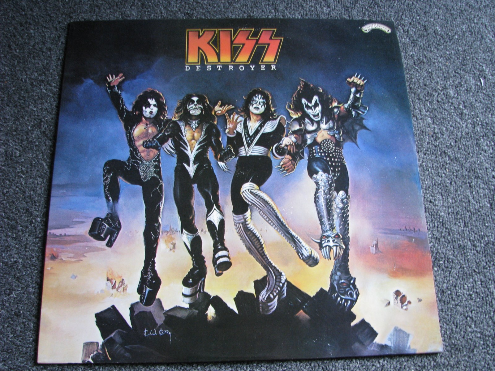 KISS-Destroyer LP-1976 UK-CAL 2009-Casablanca-PYE Records