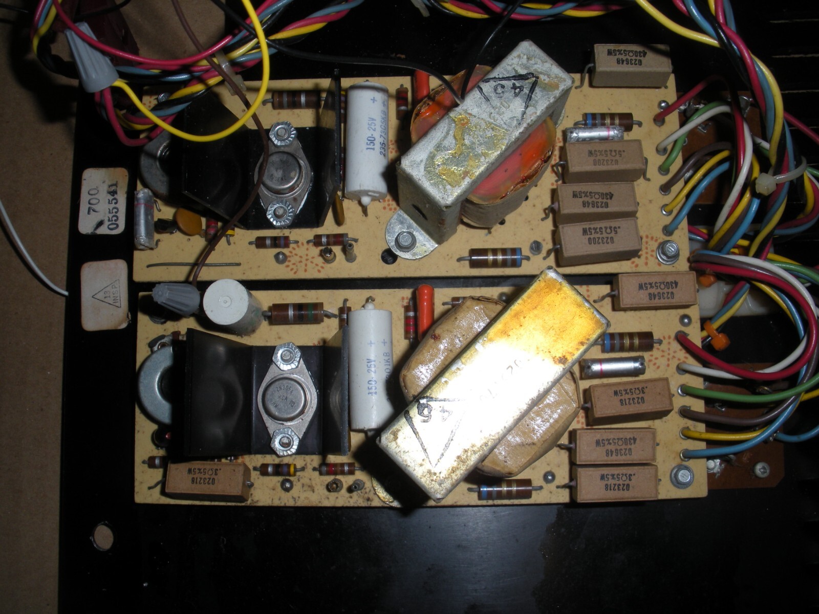 Hammond Organ Parts: Leslie Speaker power supply, amp & Trek II LCO-1A crossover
