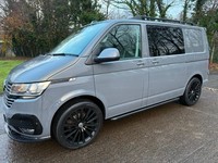 2022 VOLKSWAGEN TRANSPORTER T6.1 TDI 6 SEAT KOMBI HIGHLINE SWB IN PURE GREY -