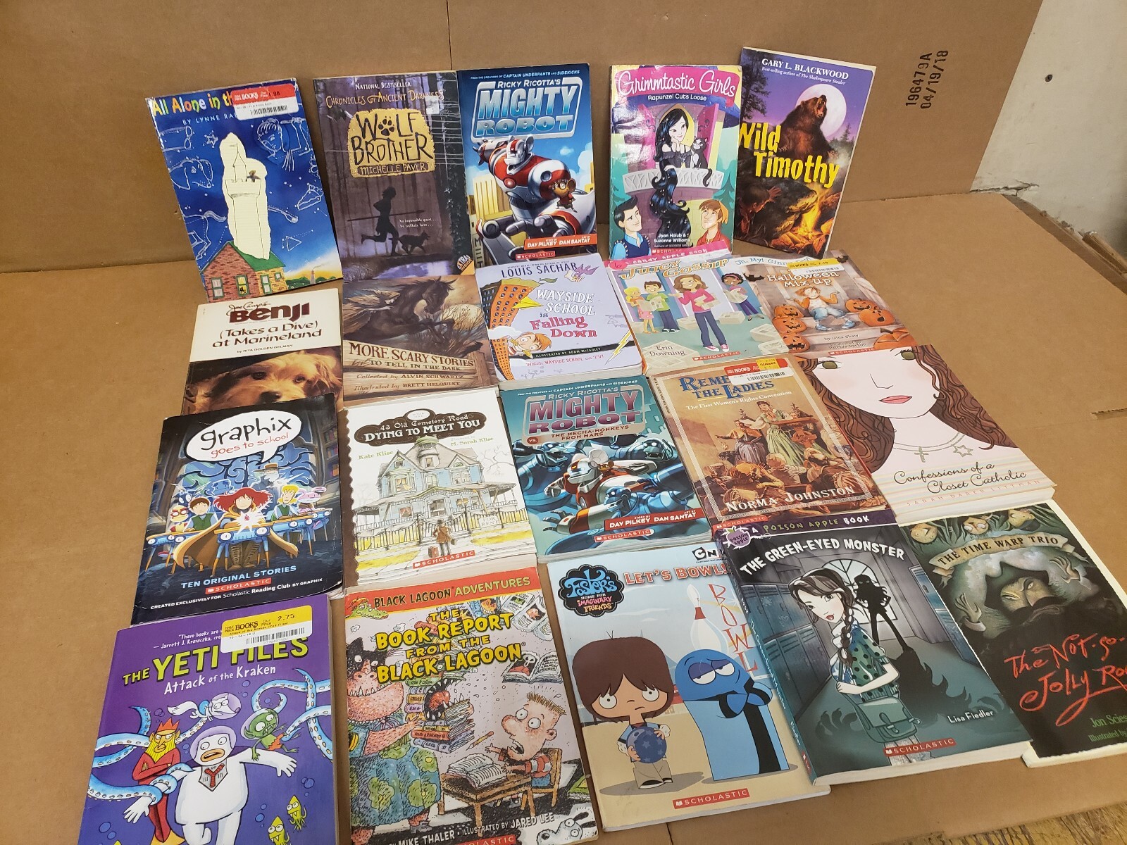 Lot of 50 Chapter INSTANT LIBRARY Children Young Adult RANDOM UNSORTED BOOKS MIX