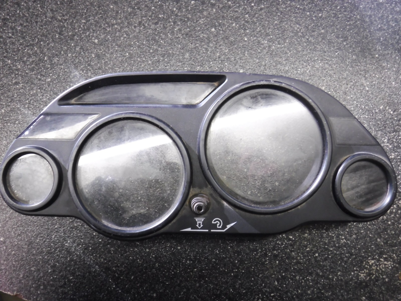 圖11 90-93 Kawasaki Ninja ZX6 ZX6E ZX11 Gauge Lens Speedo Cover