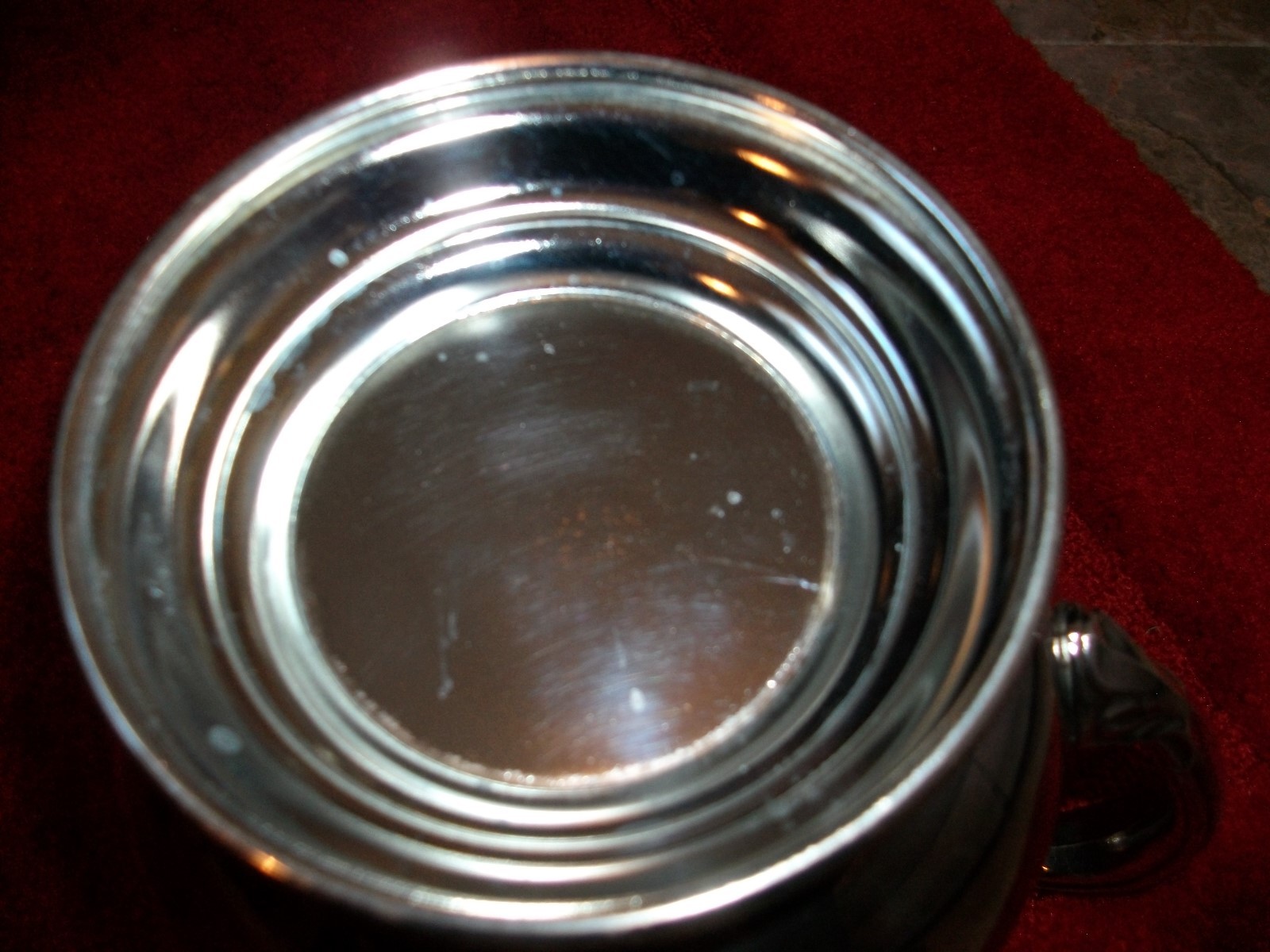 Oneida silver water pitcher