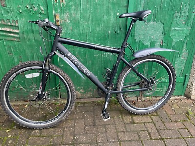 Men's Cross sprinter mountain bike in black 26" wheels, Aluminium frame