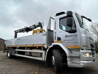 2015 DAF LF55.220 18T D/S WITH ATLAS 104.3E CRANE / HIAB / BUILDERS MERCHANT