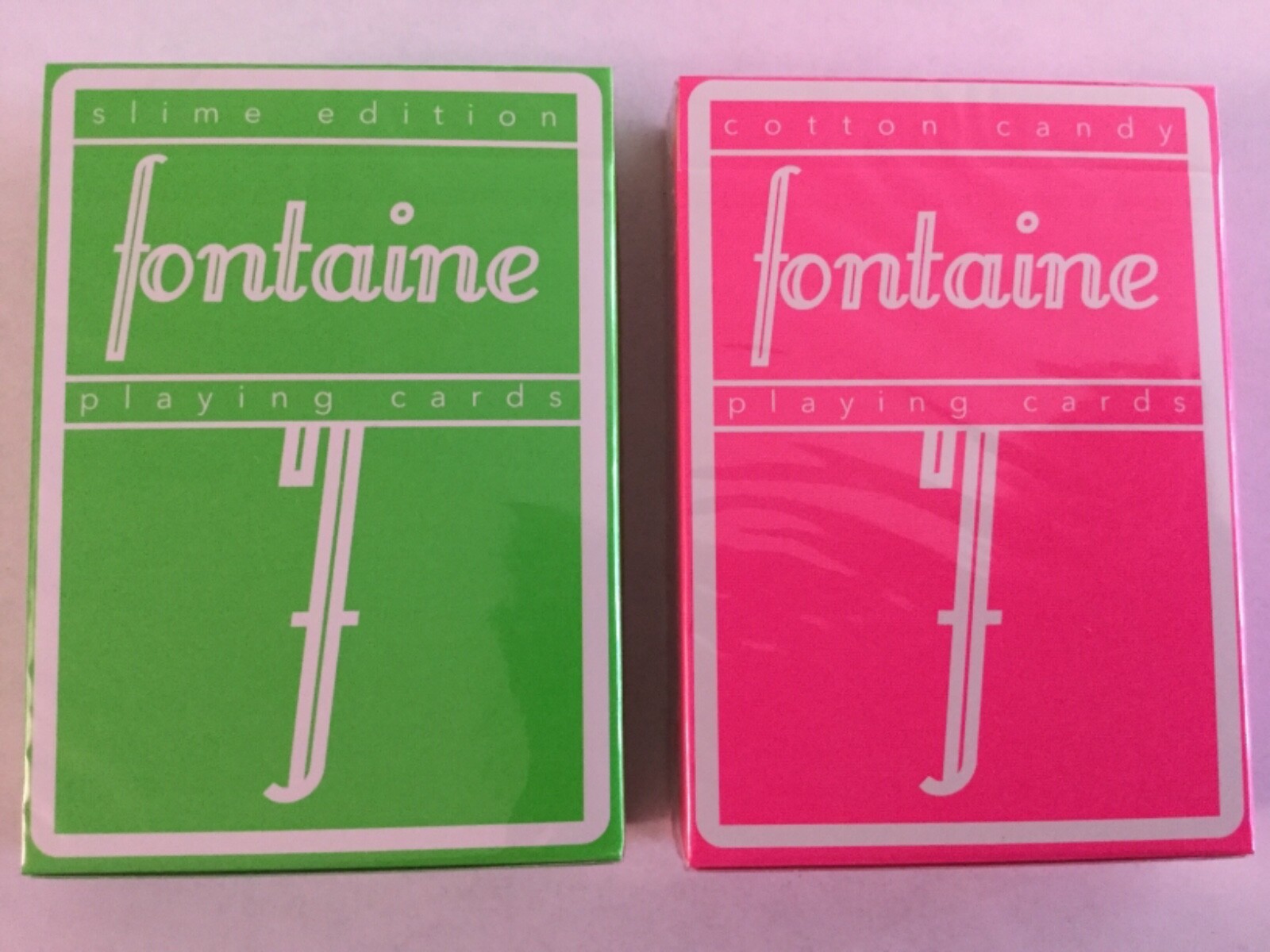 トランプ fontaine slime cotton candy Fontaine - Slime & Cotton Candy. - 2 Playing Cards Deck Set