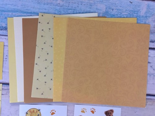 Boyds Bears Collection Bee Happy Scrapbook Stickers Paper Sheets Lot Friends