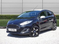 2016 Ford Fiesta 1.25 82 Zetec Black 5dr *1 LADY OWN +FSH +PARKING SENS +BT +DAB