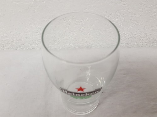 Heineken Beer Tasting Glass Red Star Logo Tapered Shape