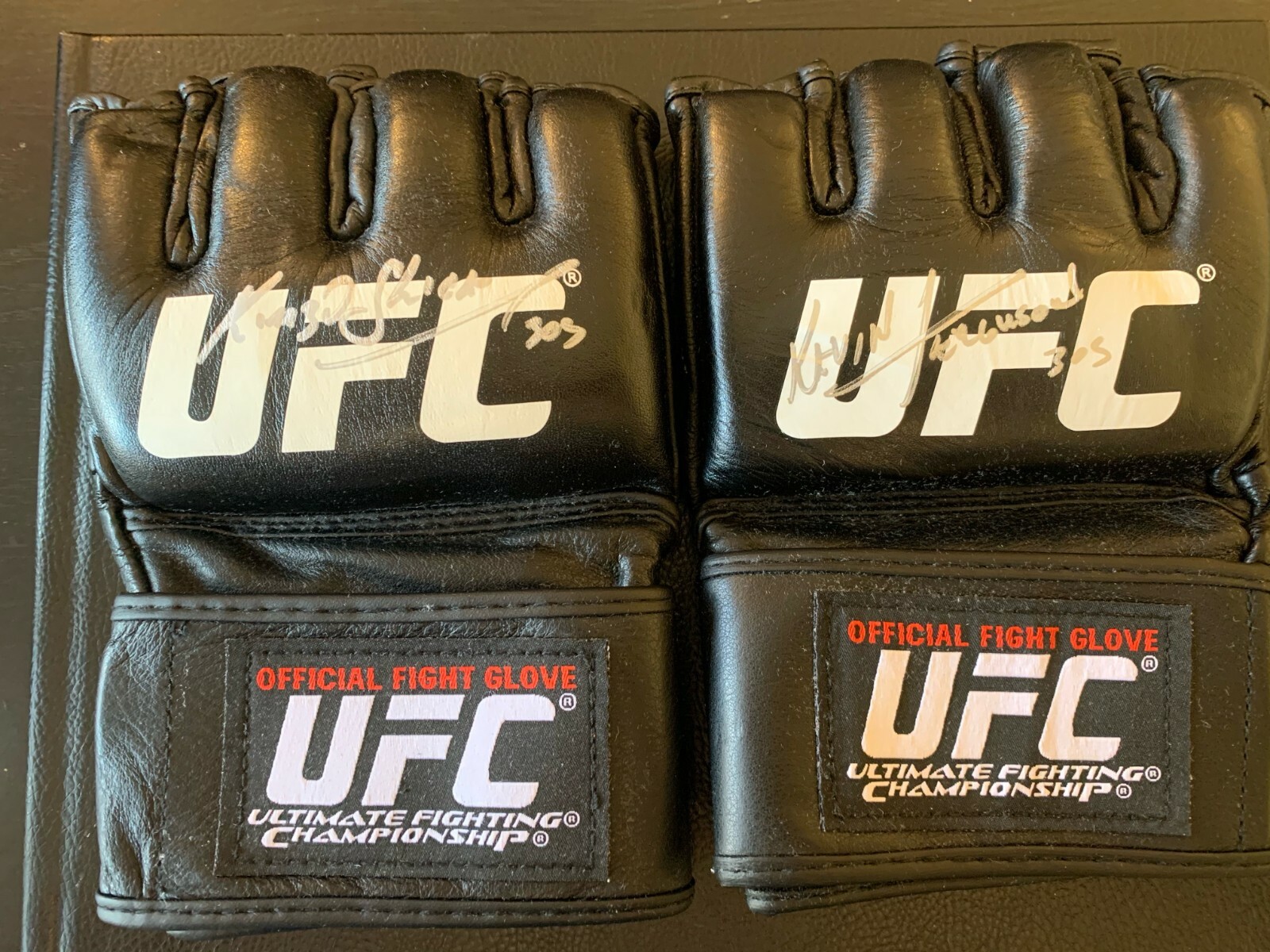 Kimbo Slice Kevin Ferguson Signed Pair UFC Gloves Official 1