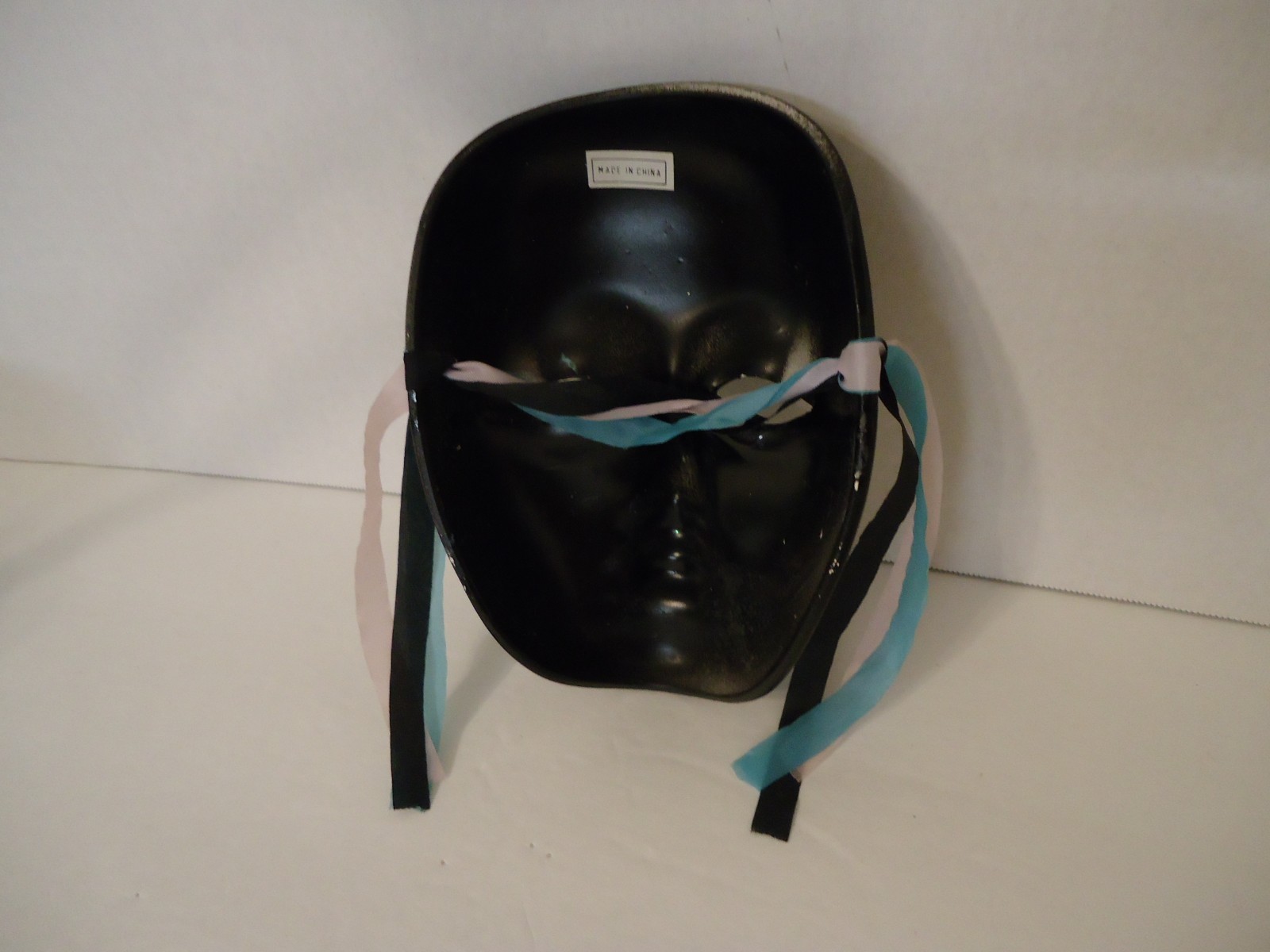 Vintage Drama Theater Face Clay Chalk Mask Wall Decor Lot of 2  6