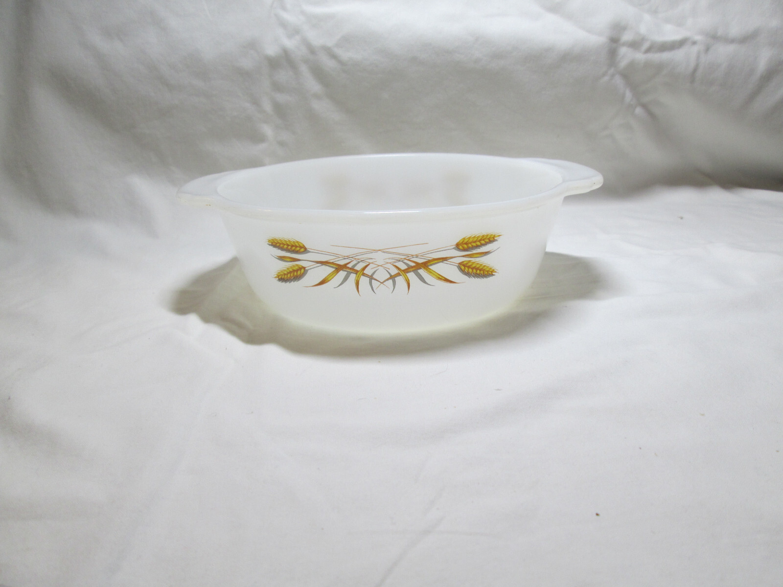Vintage Anchor Hocking Fire King Wheat Pattern #446, 1 Qt
