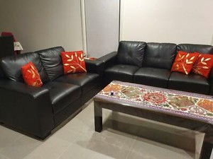 Black Sofa Set From Amart Sofas Gumtree Australia Blacktown