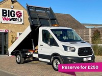 Ford Transit 350 TDCI 130 L2 MWB SINGLE CAB ALLOY TIPPER DRW RWD