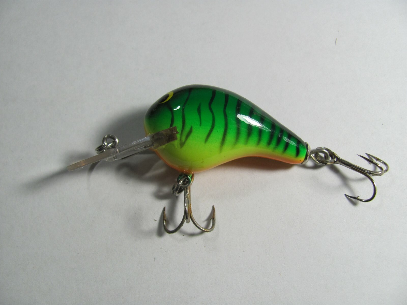 Bagley Balsa DKB1 Vintage Crankbait Fishing Lure - Fire tiger.