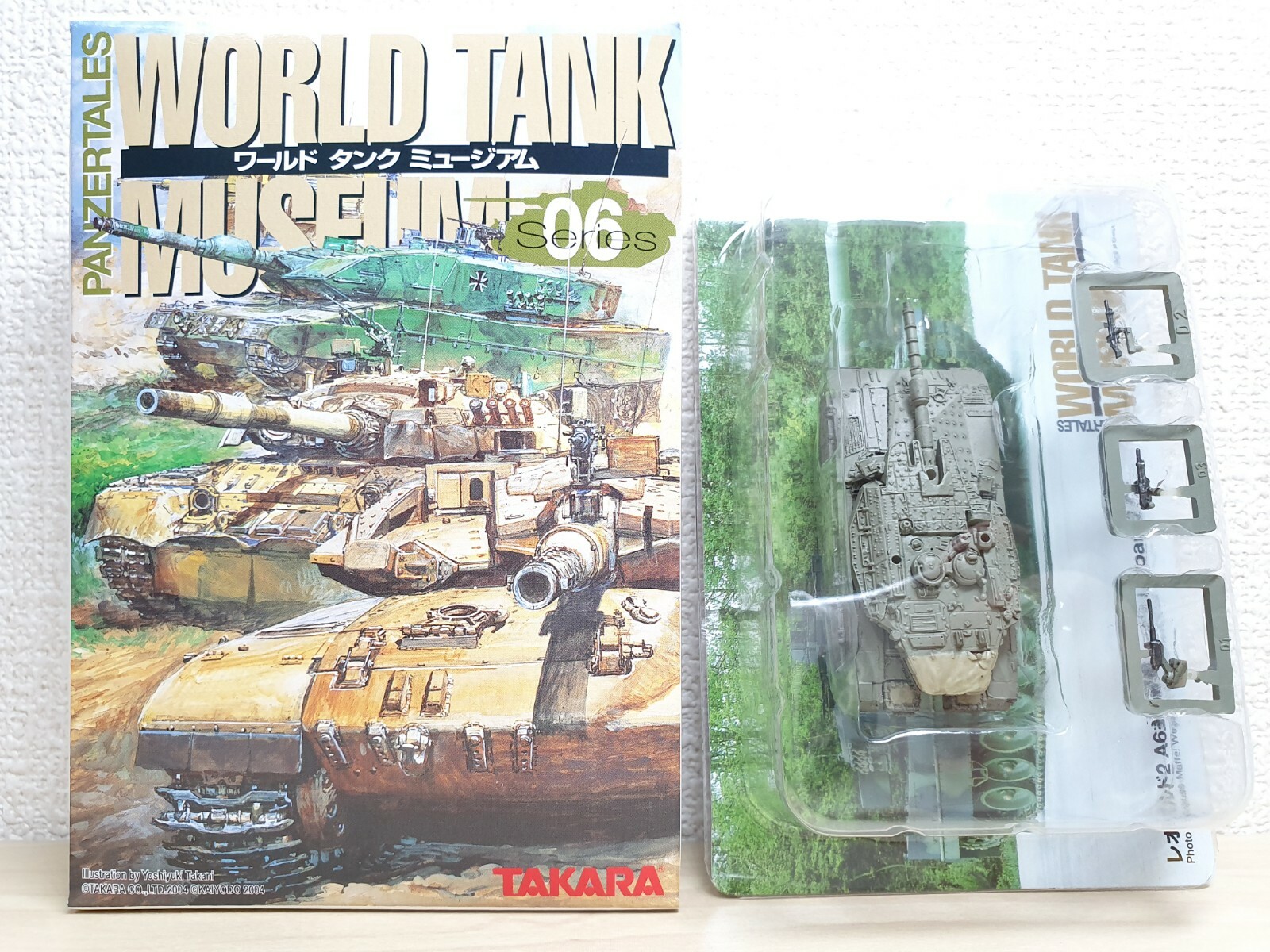 WORLD TANK　MUSEUM　By Takara　制作　海洋堂　2003年 WORLD TANK MUSEUM By Takara 制作 海洋堂 2003年