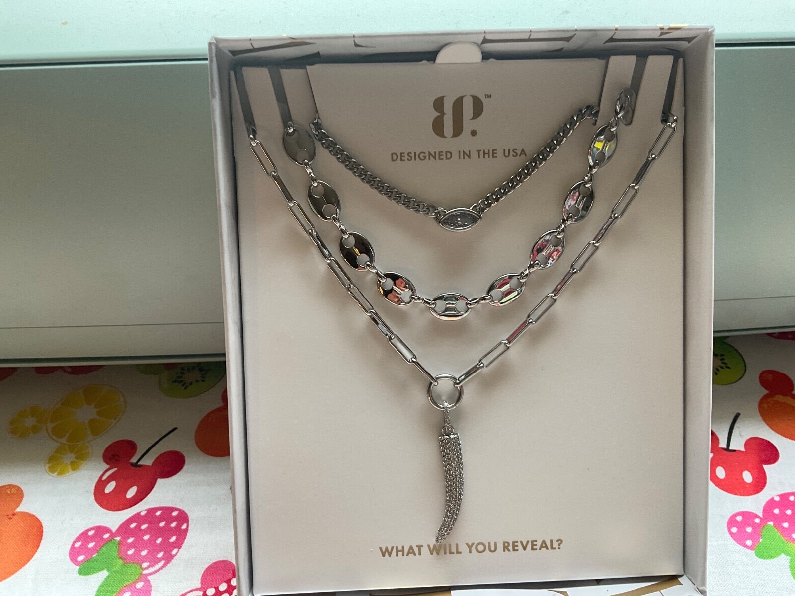 ★PEARLY MORE★ Let It  Necklace Emanco2023 Pearl Pendant Necklace - Stainless Steel Charm