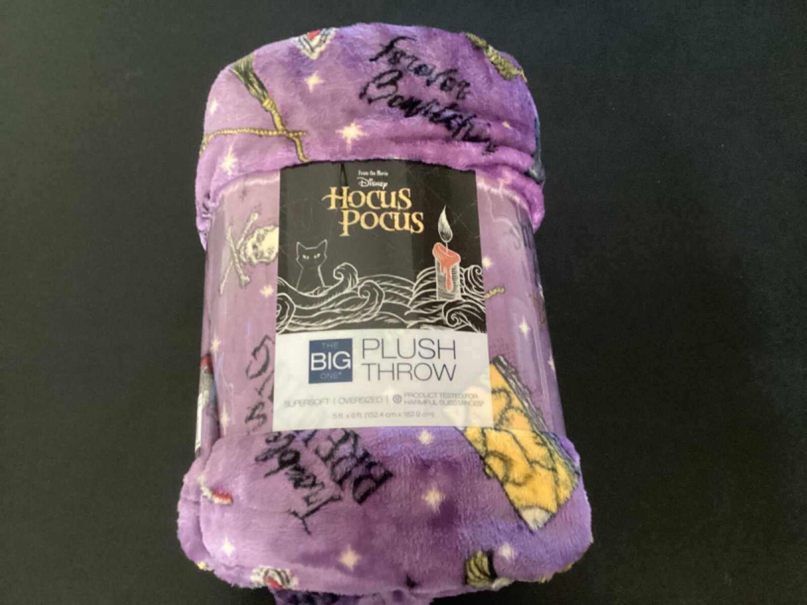 Kohls The Big One Disney Hocus Pocus  Oversized Plush Throw 