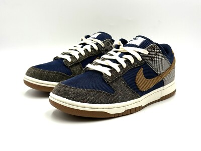 Nike Dunk Low Midnight Navy Ale Brown Sneakers FQ8746-410 Mens Size 8.5