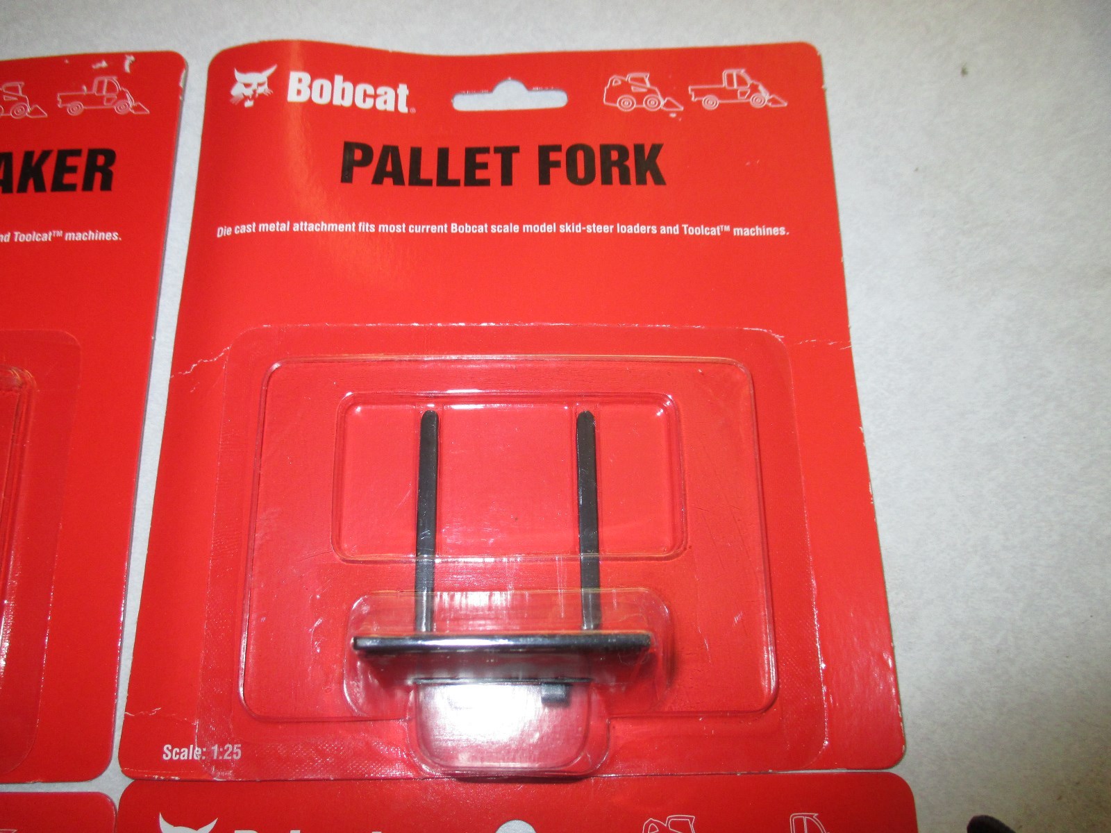 6 BOBCAT ATTACHMENT TOYS