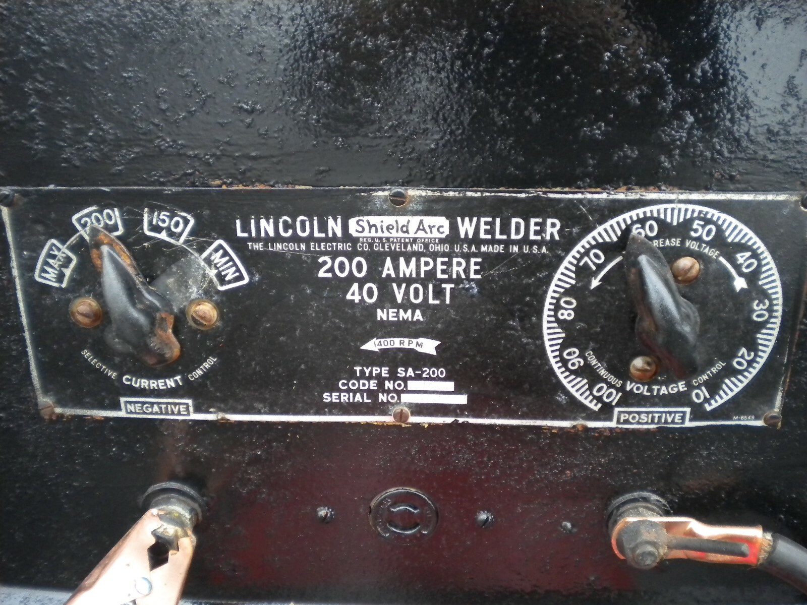 Lincoln SA-200 Welder F162 from 1955, With Video