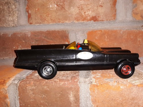 Duncan Batmobile Red Batman Blue Robin vtg Figure 1970's 1978 dc comics movie 8