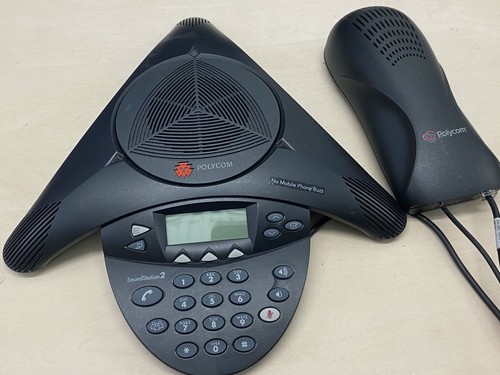 Polycom SoundStation 2 Conference Phone Kit Non-Expandable Office Speakerphone