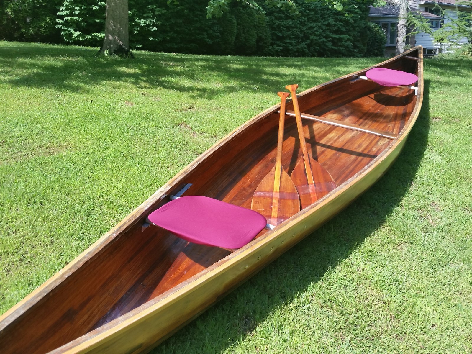 CANOE (Vintage Handmade cedar strip C-2)