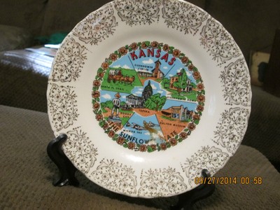 Vintage State Plate 7 1/4