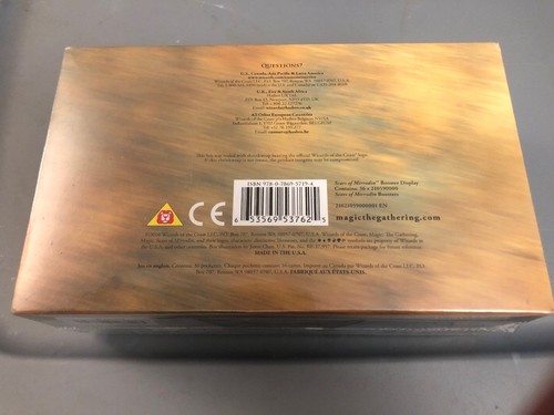 Magic the Gathering MTG SCARS of MIRRODIN Booster Box NEW Factory Sealed ENGLISH