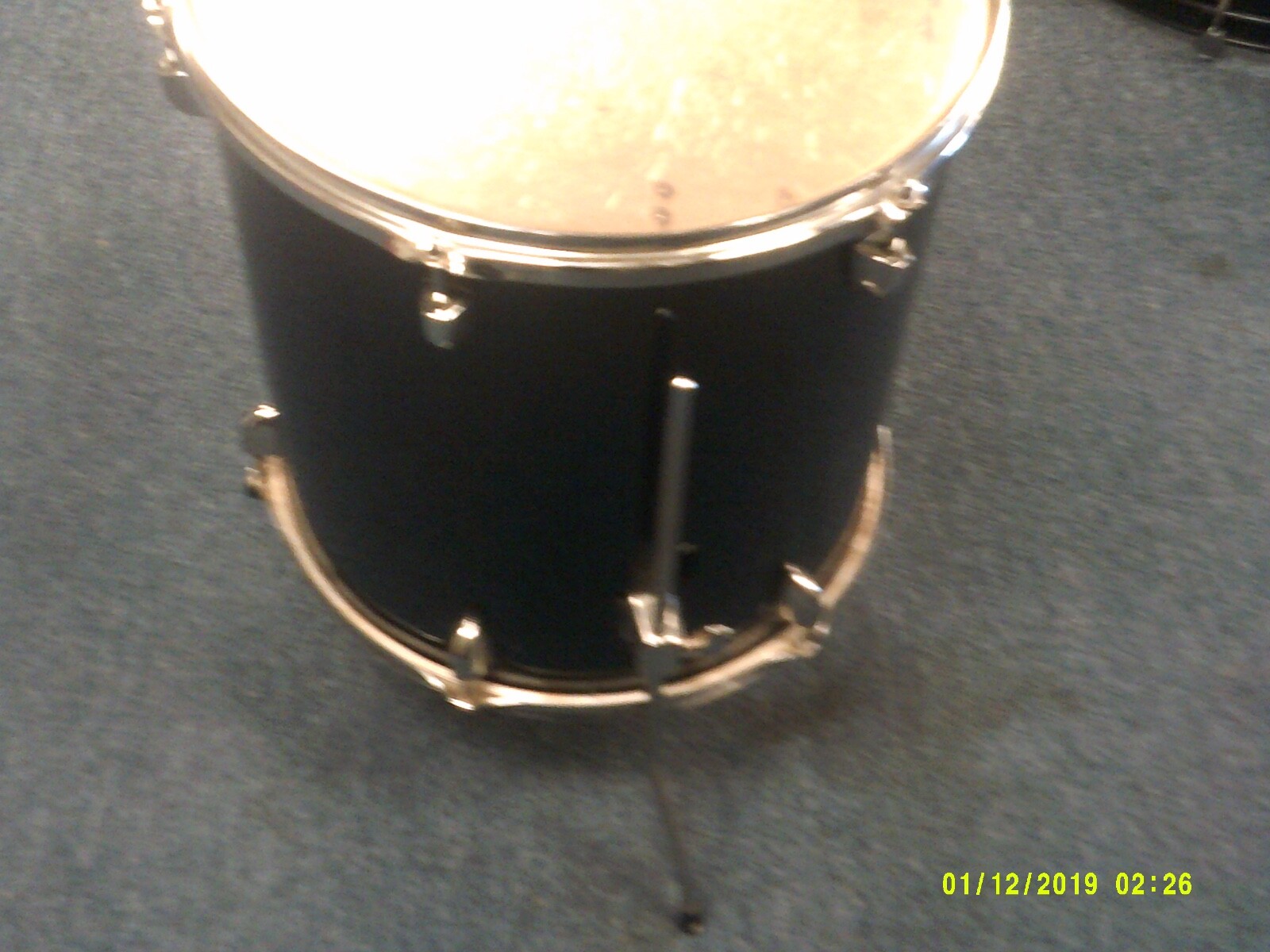 sound percussion 16 by 16  Floor Tom drum black