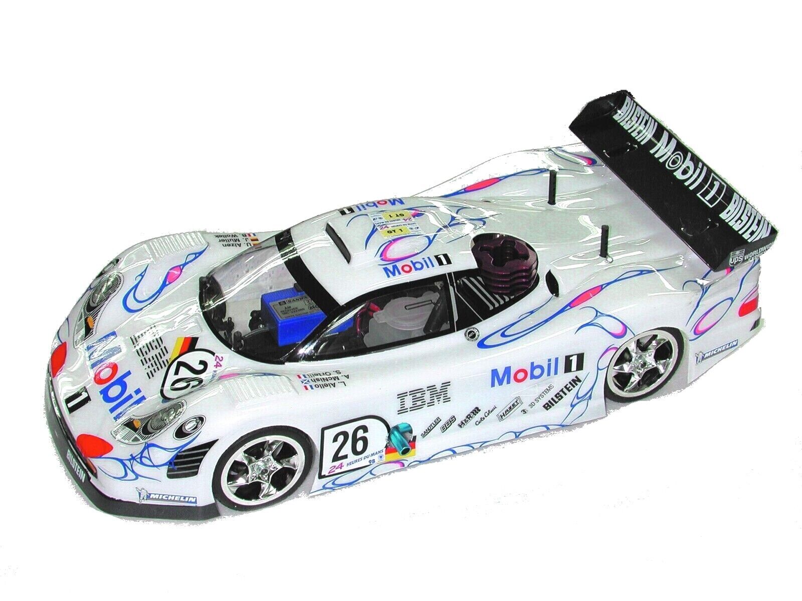 1:10 RC Clear Lexan Body Porsche 911 GT1 200mm Nitro or 1:10 RC Clear Lexan Body Porsche 911 GT1 200mm Nitro or