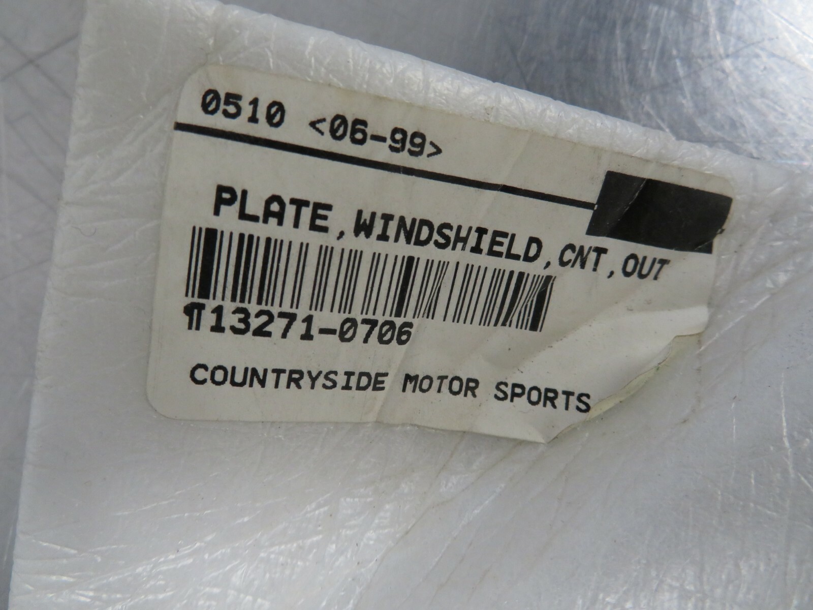 EBC1521 13271-0706 KAWASAKI PLATE,WINDSHIELD,CNT, 132710706, NEW GENUINE OEM EBC1521 13271-0706 KAWASAKI PLATE,WINDSHIELD,CNT, 132710706, NEW GENUINE OEM