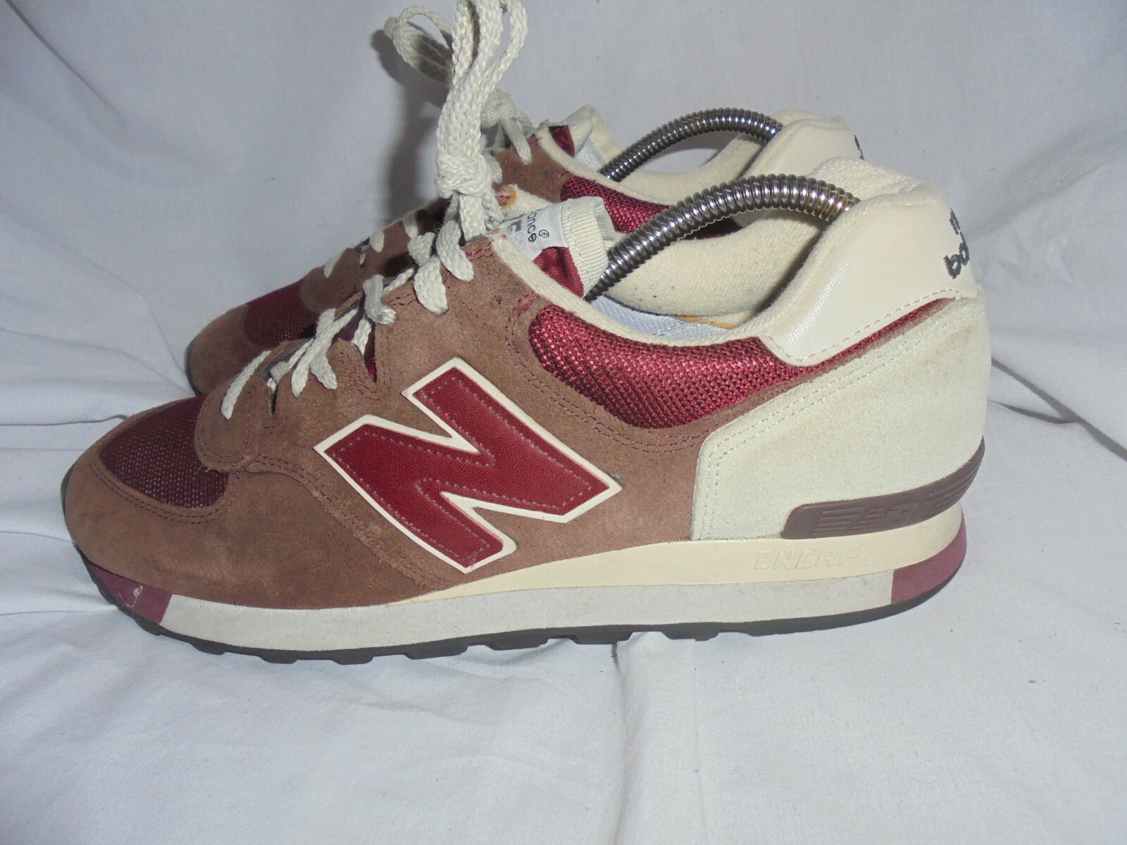 NEW BALANCE 575 M575SBG OX BURGUNDY LEATHER LACE UP TRAINERS SIZE UK 9 EU  43 VGC | eBay