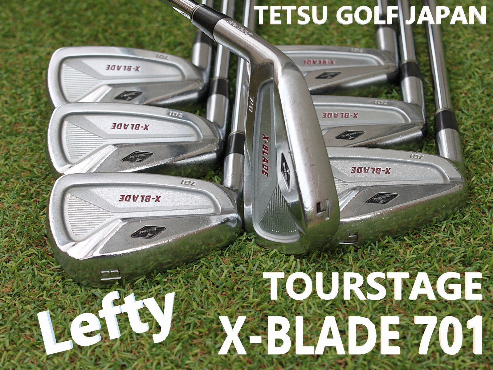 TOURSTAGE X-BLADE 701 Lefty Iron Set 4-PW 7 Clubs Dynamic