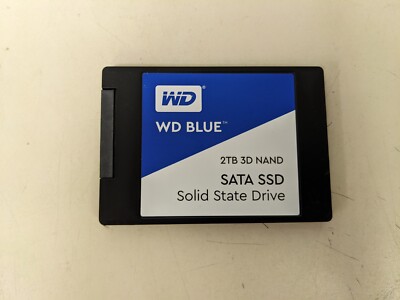 WD Blue 2TB 3D NAND SATA SSD Solid State Drive 100% Health