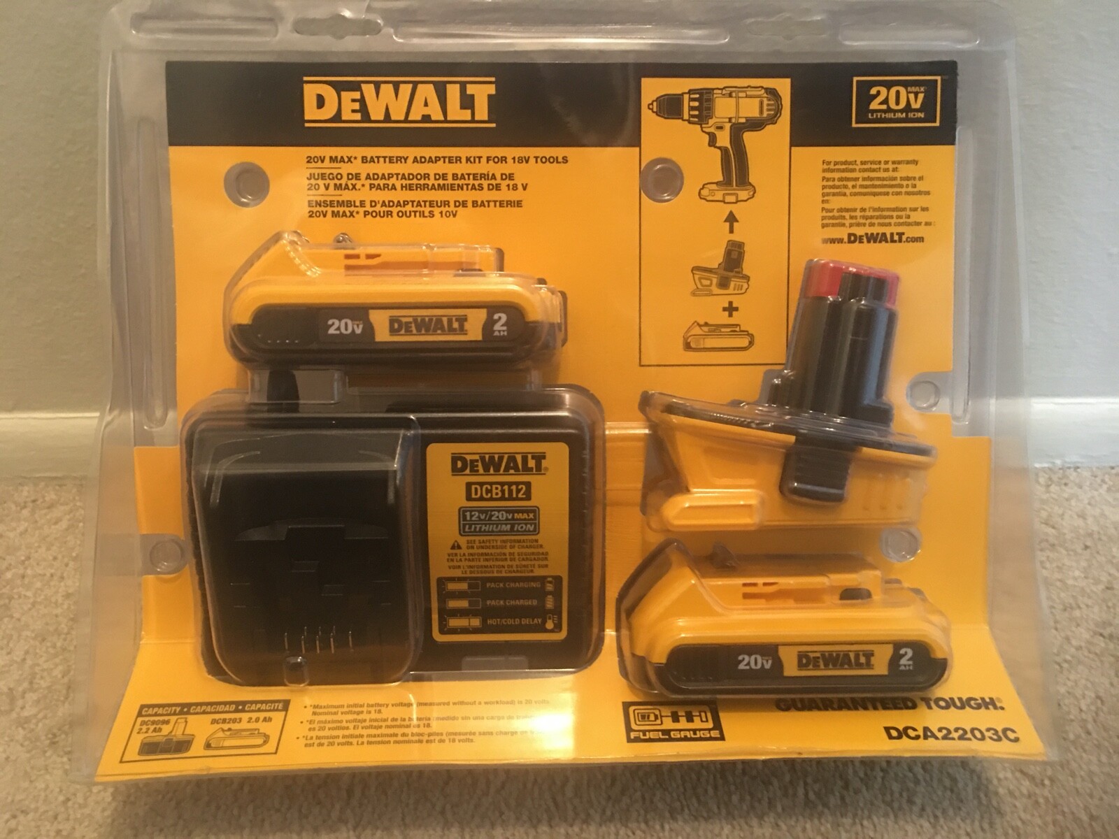20-Volt MAX Lithium-Ion Battery Adapter for 18-Volt Tools 20-Volt MAX Lithium-Ion Battery Adapter for 18-Volt Tools