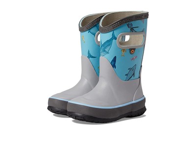 Детские резиновые сапоги унисекс Bogs Kids Rain Boot Scuba Shark (для малышей/маленьких/больших детей)