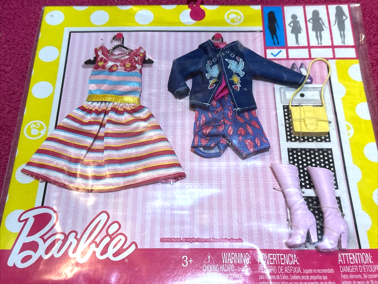 Barbie Modern Y2K Peace Dove Fashion Pack Mattel FBB80 New