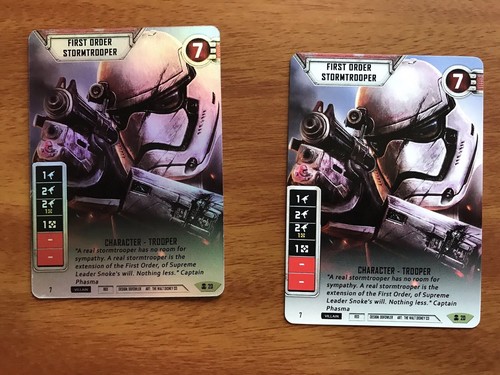 Star Wars Destiny - 1X Alt Art FOIL FIRST ORDER STORMTROOPER [Convergence]