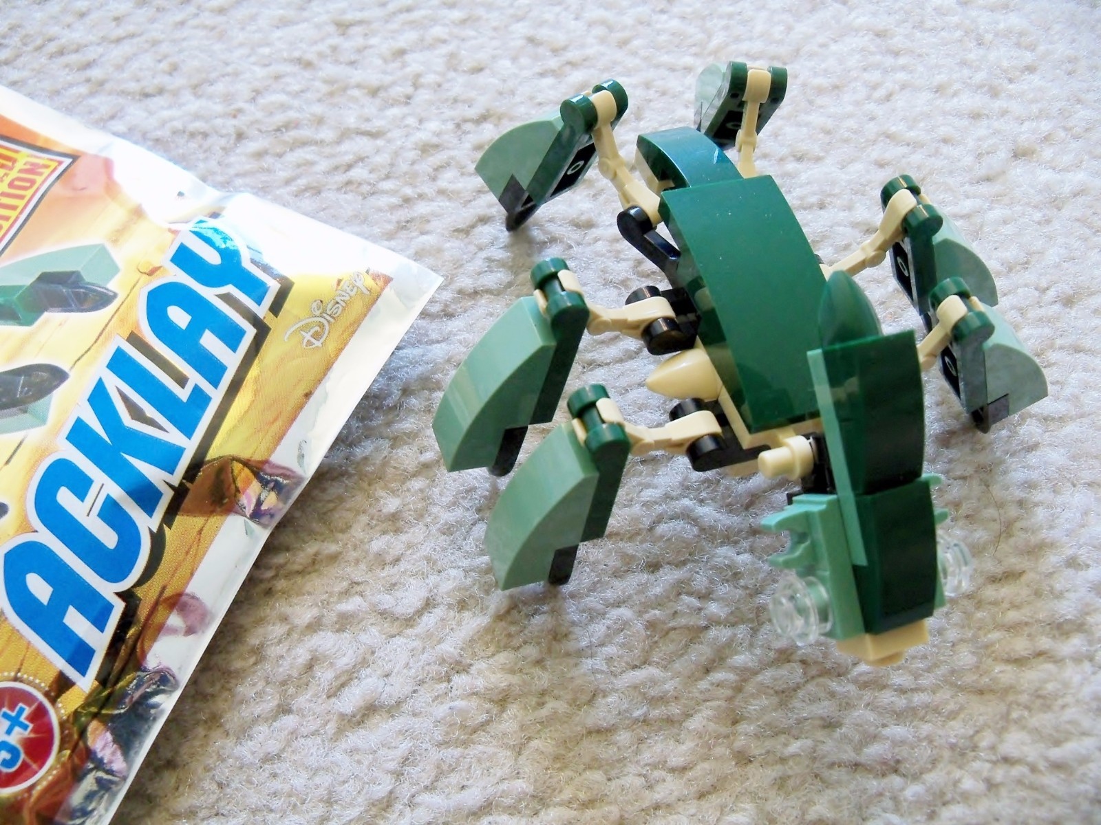 LEGO Star Wars - Rare - 911612 Acklay Foil Pack w/ Instructions/Poster/Magazine