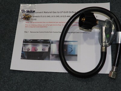 NG to Propane LP Orifice Conversion Kit Weber Genesis/ II E/S-330 FRONT CONTROLS