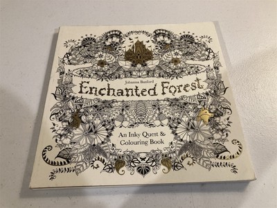 2015 Enchanted Forest, Johanna Basford, inky quest & coloring book