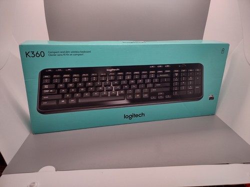 New Logitech K360 Advanced Wireless Keyboard New Sealed!