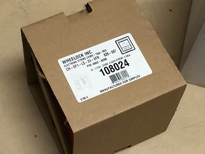 WHEELOCK CH-DF1-LS-24-VFR Electronic Strobe-Chime-Alarm 108024 BRAND NEW