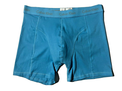 New CALVIN KLEIN Men Blue Cotton Stretch Sport Pouch Boxer Brief