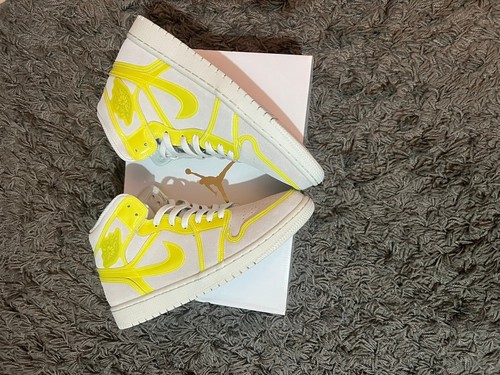人気話題！Nike Wmns Air Jordan 1 Mid LX Opti Yellow NIKE Women's AIR JORDAN 1 MID LX 