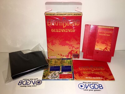Earthbound Beginnings Nintendo NES New Sealed VGDB Edition NEAR MINT! Rare!