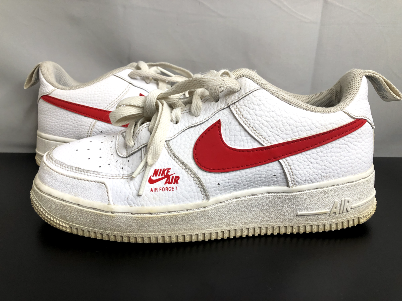 Nike Air Force 1 Low LV8 University Red White (GS) - CD7405