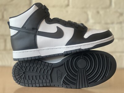Nike Dunk Hi Retro Classic Panda Black White DD1399-105 Basketball Men Size 13