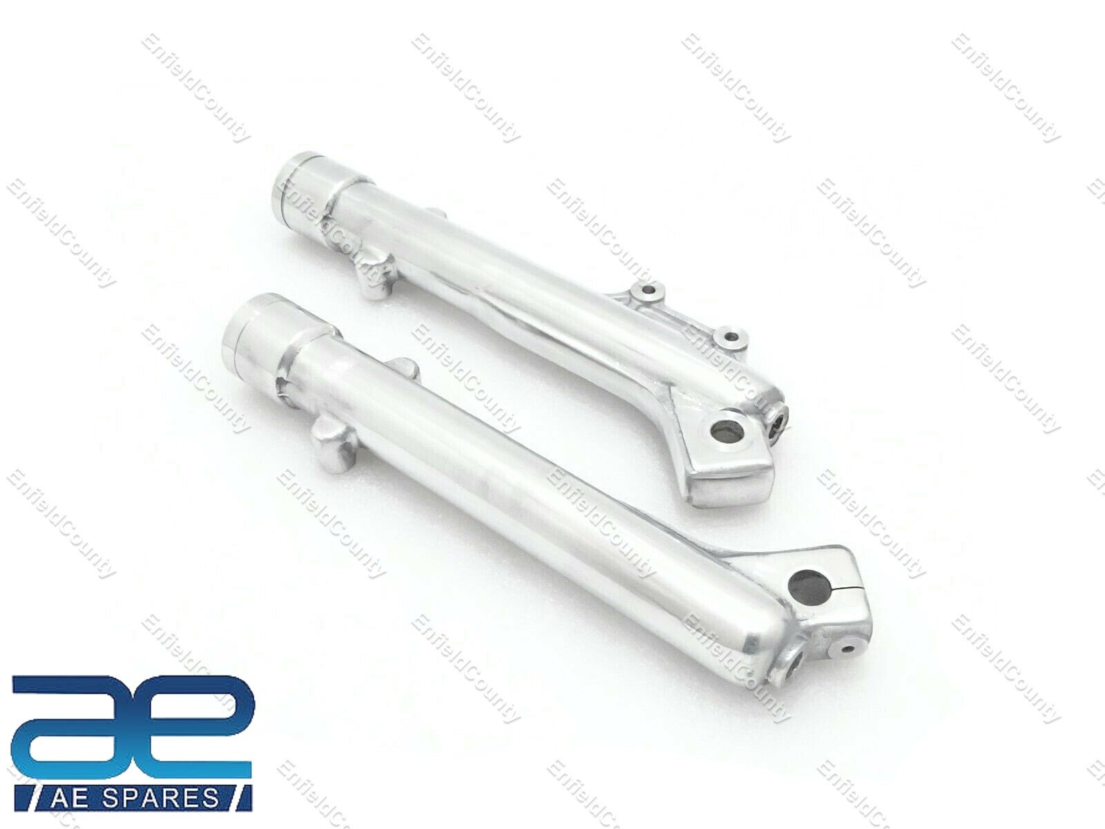Pair Fork Legs Disc Brake Model Polish For Royal Enfield TBH Bikes 